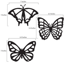Load image into Gallery viewer, Butterfly Suncatcher Craft - 3 Sets Stained Glass Effect Paper Window Art