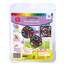 Load image into Gallery viewer, Mandala Suncatcher Craft - 3 Sets Stained Glass Effect Paper Window Art