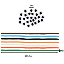 Load image into Gallery viewer, 700 Pipe Cleaners Chenille Stems Plus 200 Googly Eyes Bundle Kid Art & Craft Set