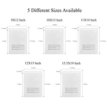 Load image into Gallery viewer, 1.5 Mil (One-side) Crystal Clear Self-Adhesive Resealable Polypropylene Bags (OPP Bags) with Suffocation Warning - Pack of 100