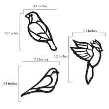 Load image into Gallery viewer, Bird Suncatcher Craft - 3 Sets Stained Glass Effect Paper Window Art