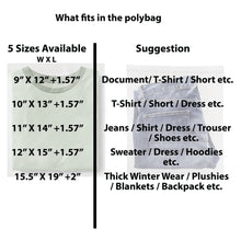 Load image into Gallery viewer, 1.5 Mil (One-side) Crystal Clear Self-Adhesive Resealable Polypropylene Bags (OPP Bags) with Suffocation Warning - Pack of 100