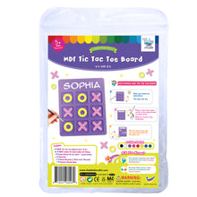 Load image into Gallery viewer, Paint Your Own MDF Wooden Tic-Tac-Toe Board Game Kid Craft Party Favors (Classic X’s and O’s Theme)