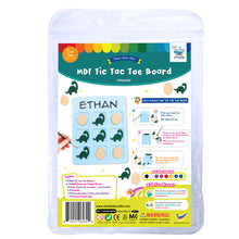 Load image into Gallery viewer, Paint Your Own MDF Wooden Tic-Tac-Toe Board Game Kid Craft Party Favors (Dinosaur)