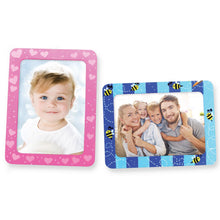 Load image into Gallery viewer, Paint Your Own Picture Frame Craft Kit, 4 sets of MDF Wood Photo Frame with Stand