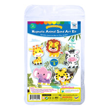 Load image into Gallery viewer, Animal Magnetic Sand Art Crafts, Peel and Stick 5 MDF Sand Art Sets Fridge Décor