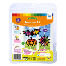 Load image into Gallery viewer, Halloween Suncatcher Craft - 3 Sets Stained Glass Effect Paper Window Art