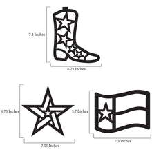 Load image into Gallery viewer, Texas Suncatcher Craft - 3 Sets Stained Glass Effect Paper Window Art