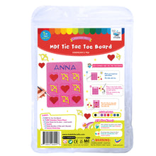 Load image into Gallery viewer, Paint Your Own MDF Wooden Tic-Tac-Toe Board Game Kid Craft Party Favors (Valentine’s Day)