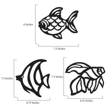 Load image into Gallery viewer, Fish Suncatcher Craft - 3 Sets Stained Glass Effect Paper Window Art
