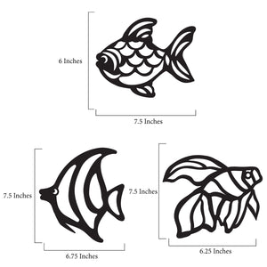 Fish Suncatcher Craft - 3 Sets Stained Glass Effect Paper Window Art